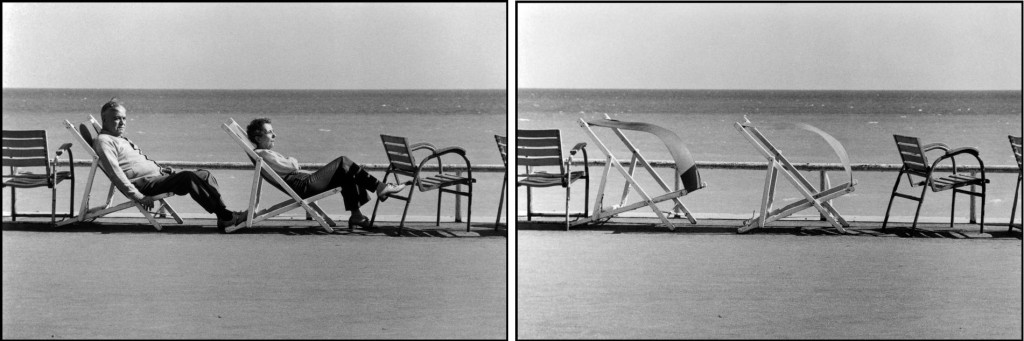 Elliott Erwitt Cannes France 1975 beach chairs 1024x341 - Il portfolio fotografico  Istruzioni Imperfette per l'uso Recensione - fotostreet.it